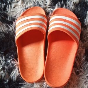 Adidas, size 6, orange